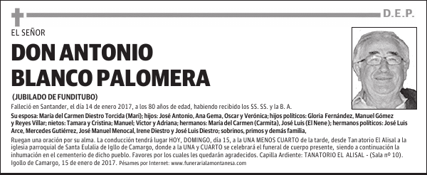 DON ANTONIO BLANCO PALOMERA