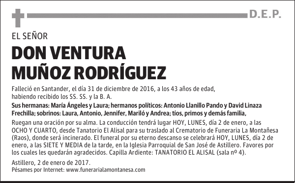 DON VENTURA MUÑOZ RODRÍGUEZ