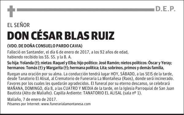 DON CÉSAR BLAS RUIZ
