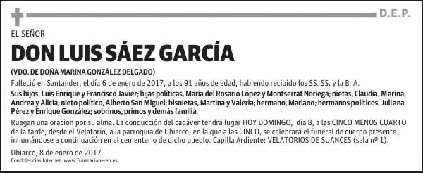 DON LUIS SÁEZ GARCÍA