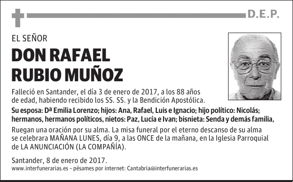 DON RAFAEL RUBIO MUÑOZ