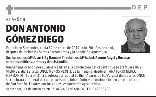 DON ANTONIO GÓMEZ DIEGO