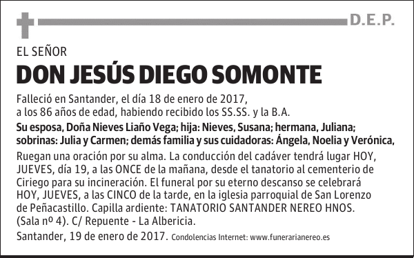 DON JESUS DIEGO SOMONTE