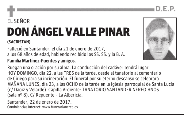 DON ÁNGEL VALLE PINAR