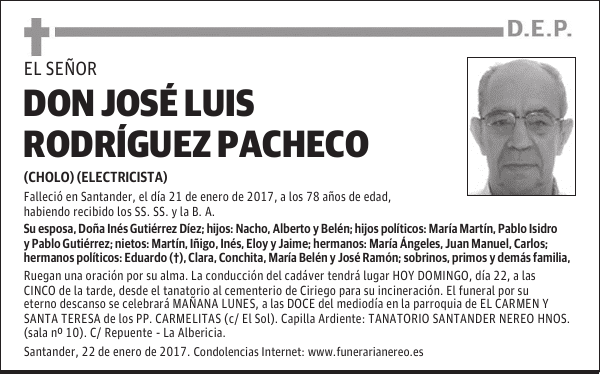 DON JOSÉ LUIS RODRÍGUEZ PACHECO