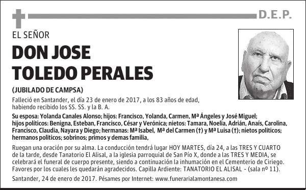 DON JOSE TOLEDO PERALES