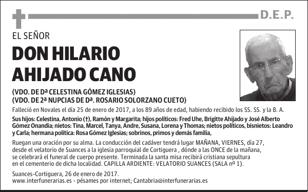 DON HILARIO AHIJADO CANO