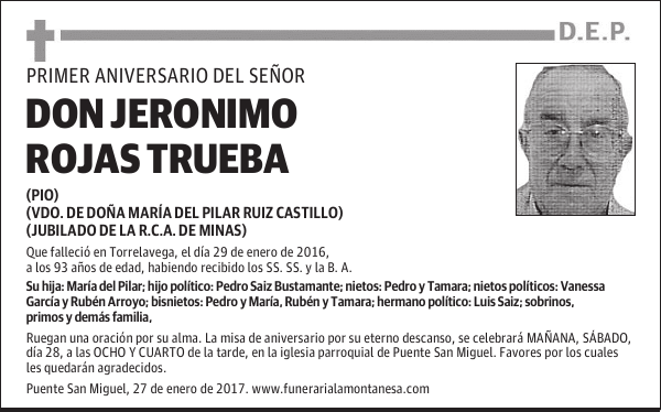 DON JERONIMO ROJAS TRUEBA