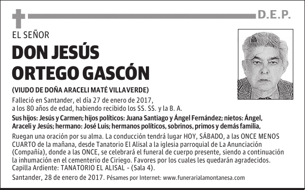 DON JESÚS ORTEGO GASCÓN