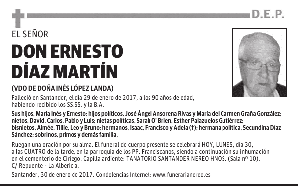DON ERNESTO DÍAZ MARTÍN
