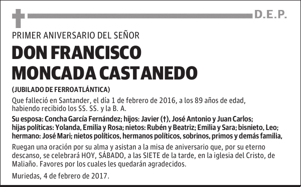 Francisco Moncada Castanedo