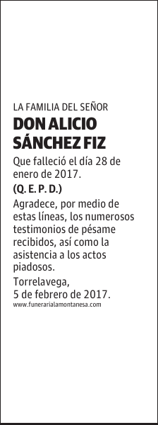 DON ALICIO SÁNCHEZ FIZ