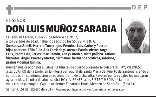 DON LUIS MUÑOZ SARABIA