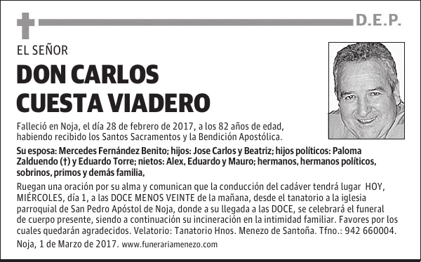 Don Carlos Cuesta Viadero