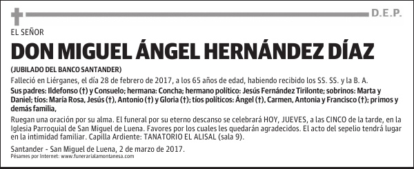 DON MIGUEL ÁNGEL HERNÁNDEZ DÍAZ