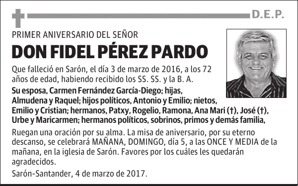 DON FIDEL PEREZ PARDO