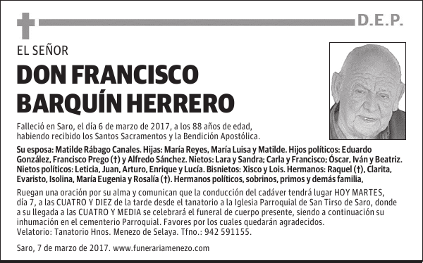 DON FRANCISCO BARQUÍN HERRERO