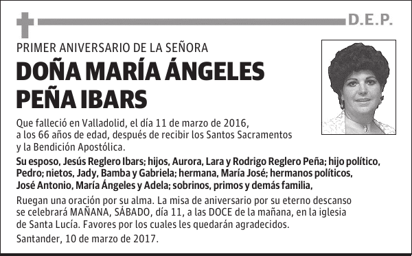 MARIA ANGELES PEÑA IBARS