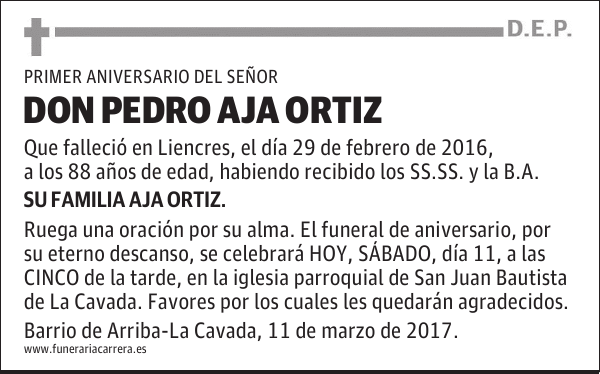 DON PEDRO AJA ORTIZ