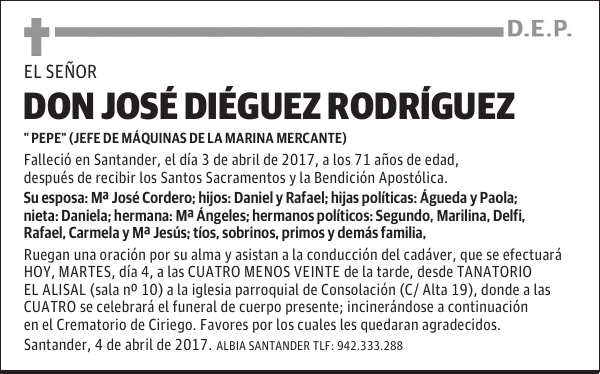DON JOSÉ DIEGUEZ RODRÍGUEZ