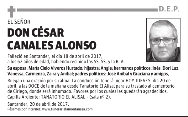 DON CÉSAR CANALES ALONSO