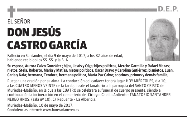 DON JESÚS CASTRO GARCÍA