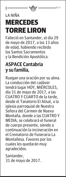 MERCEDES TORRE LIRON