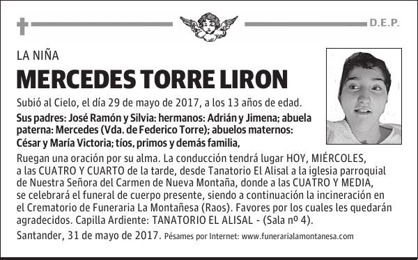 MERCEDES TORRE LIRON