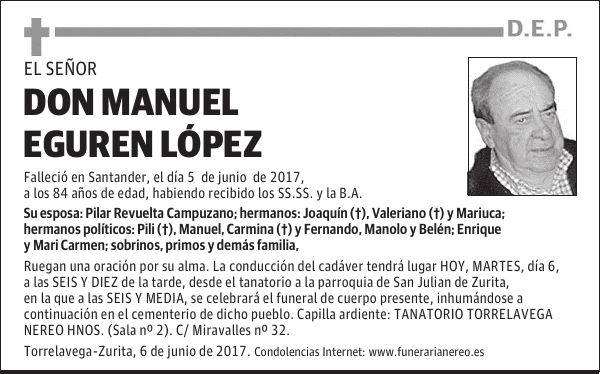 DON MANUEL EGUREN LOPEZ
