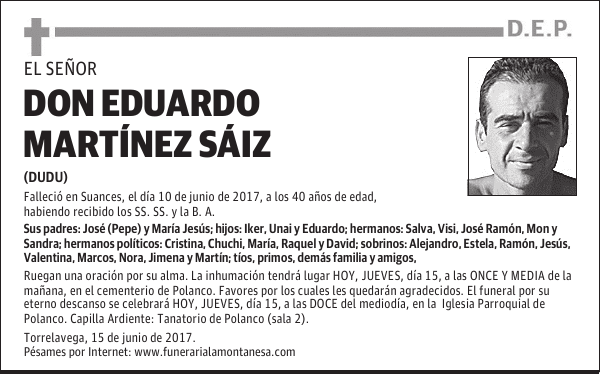 DON EDUARDO MARTÍNEZ SÁIZ