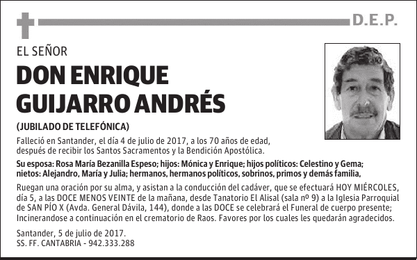DON ENRIQUE GUIJARRO ANDRÉS