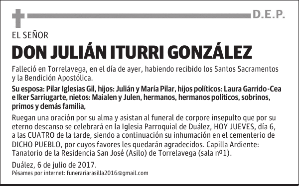 DON JULIÁN ITURRI GONZÁLEZ