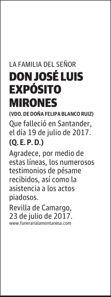 DON JOSÉ LUIS EXPÓSITO MIRONES