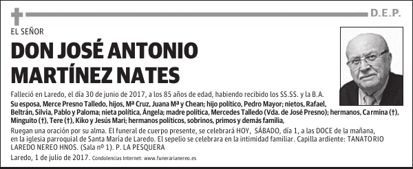 DON JOSE ANTONIO MARTINEZ NATES