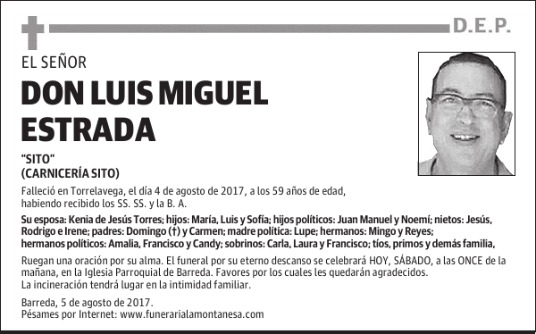 DON LUIS MIGUEL ESTRADA