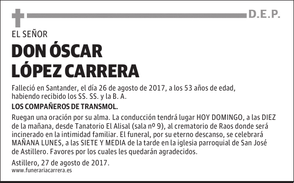 DON ÓSCAR LÓPEZ CARRERA