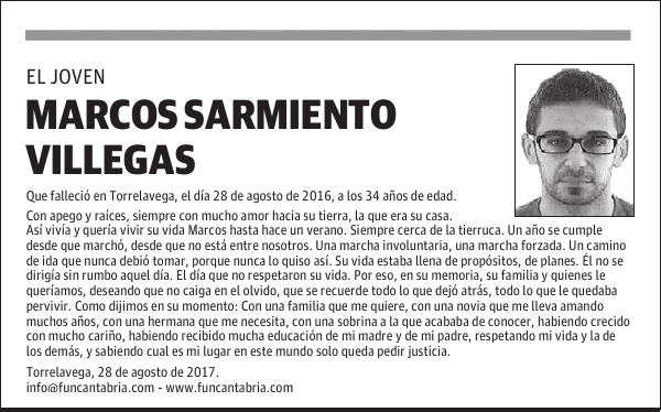 MARCOS SARMIENTO VILLEGAS