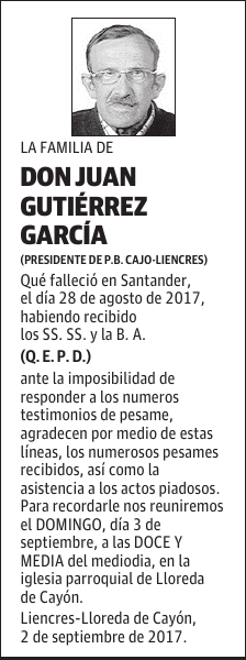 D. JUAN GUTIERREZ GARCIA