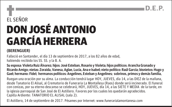 DON JOSÉ ANTONIO GARCÍA HERRERA
