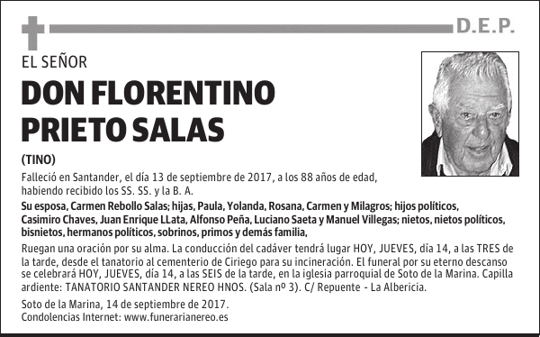 DON FLORENTINO PRIETO SALAS