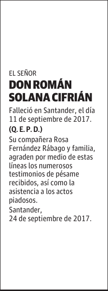 DON ROMÁN SOLANA CIFRIÁN