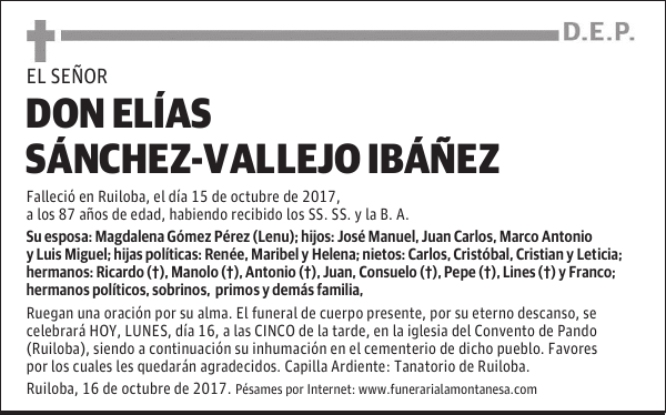 DON ELÍAS SÁNCHEZ-VALLEJO IBÁÑEZ