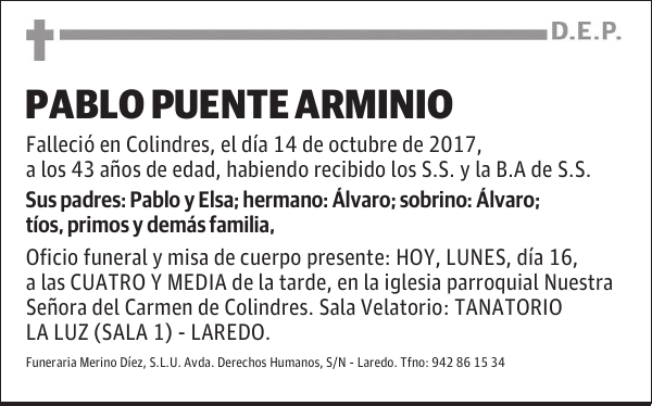 PABLO PUENTE ARMINIO
