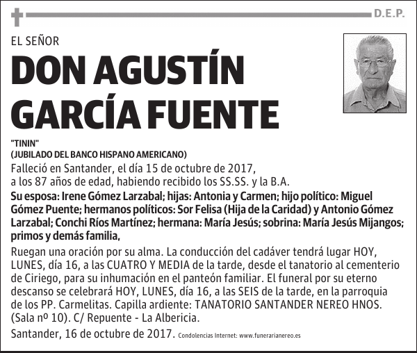 DON AGUSTÍN GARCÍA FUENTE