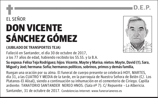 DON VICENTE SÁNCHEZ GÓMEZ