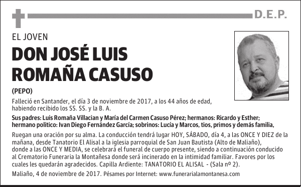 DON JOSE LUIS ROMAÑA CASUSO