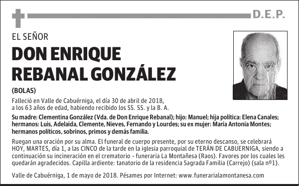 DON ENRIQUE REBANAL GONZÁLEZ