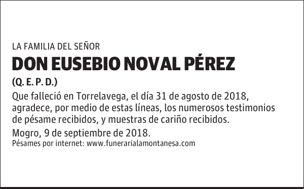 DON EUSEBIO NOVAL PÉREZ