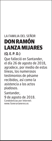 DON RAMÓN LANZA MIJARES