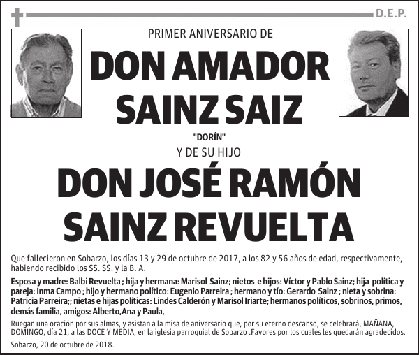 DON AMADOR SAINZ SAIZ